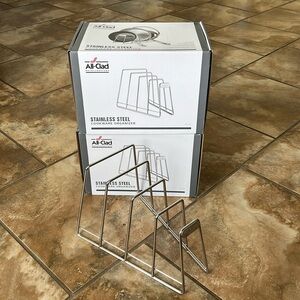 All Clad Stainless Steel Cookware Organizer